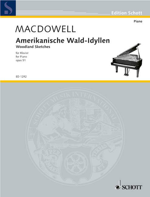 Amerikanische Waldidyllen op.51  für Klavier  
