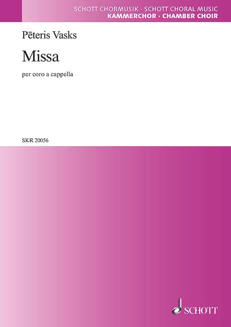 Missa  für gem Chor a cappella  Partitur