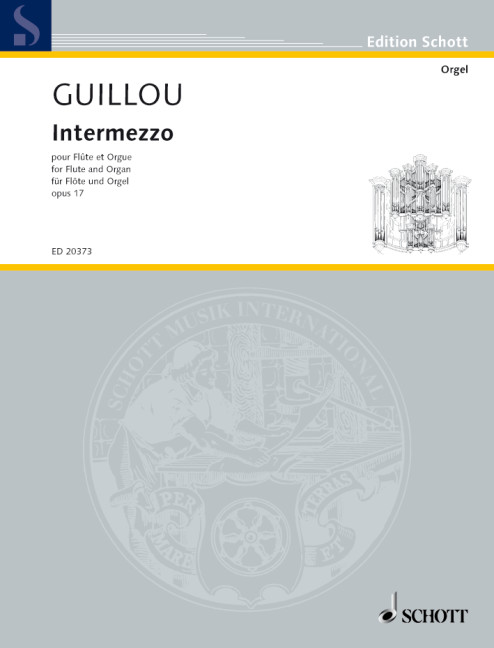 Intermezzo op. 17  für Flöte und Orgel  