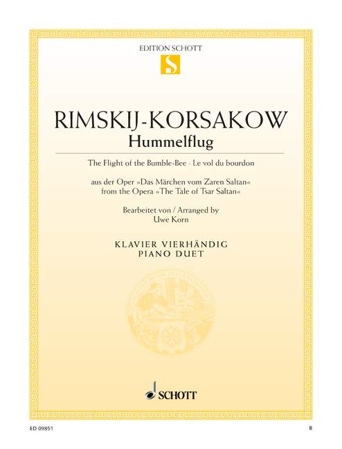 Hummelflug&nbsp;&nbsp;für Klavier 4-händig&nbsp;&nbsp;