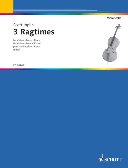3 Ragtimes  für Violoncello und Klavier  