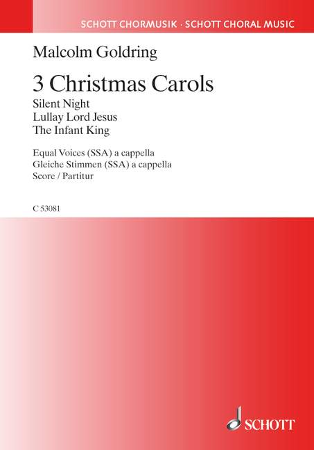 3 Christmas Carols&nbsp;&nbsp;für gleiche Stimmen (SSA) a cappella&nbsp;&nbsp;Chorpartitur