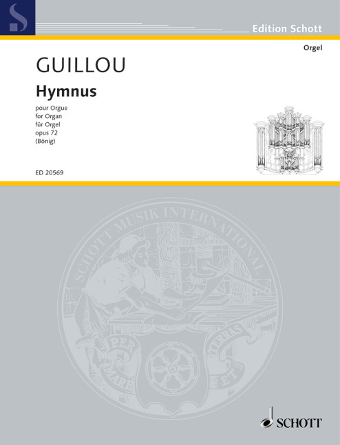 Hymnus op. 72  für Orgel  