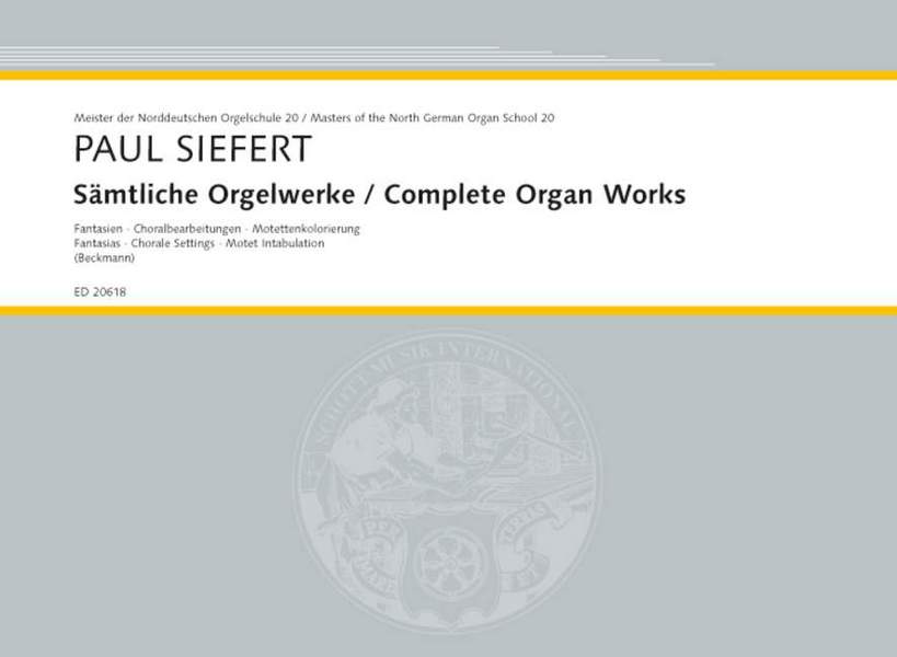 Sämtliche Orgelwerke Band 20  für Orgel  