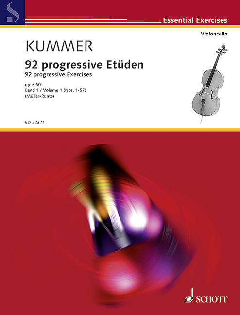 92 progressive Etüden op.60 Band 1 (Nr.1-57)  für Violoncello  