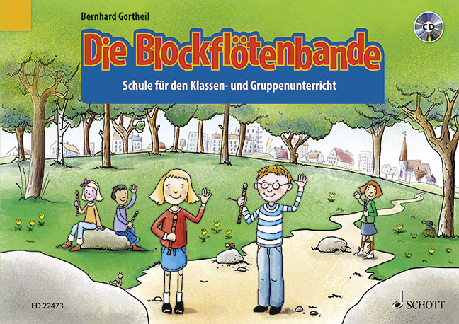 Die Blockflötenbande Band 1 (+CD)  für Sopranblockflöte (deutsche und barocke Griffweise)  