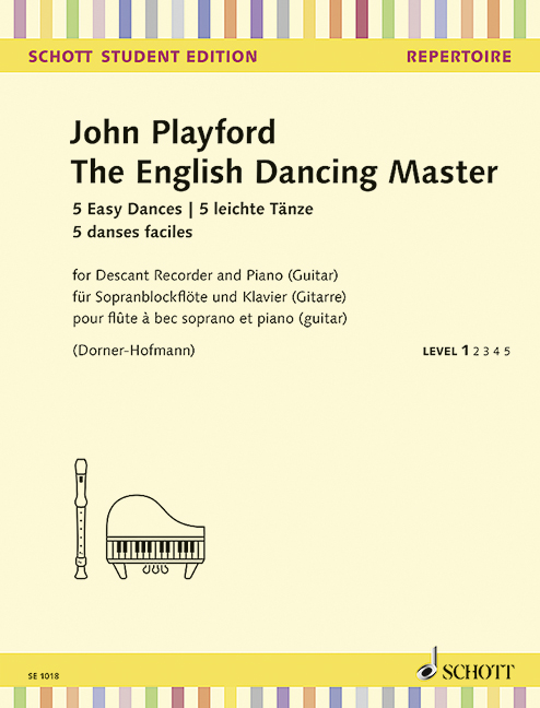 The english Dancing Master  für Sopranblockflöte und Klavier  