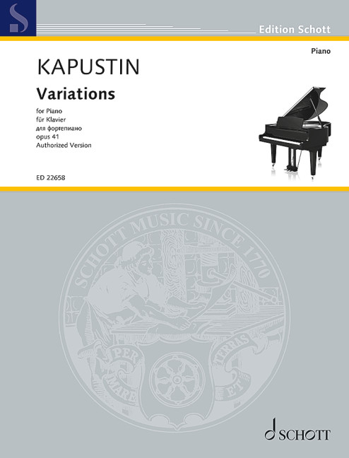 Variations op. 41&nbsp;&nbsp;für Klavier&nbsp;&nbsp;