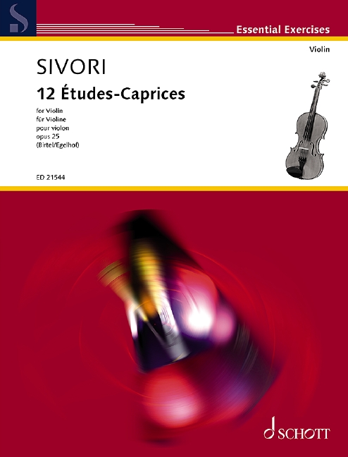 12 Etudes-Caprices op.25  für Violine solo  