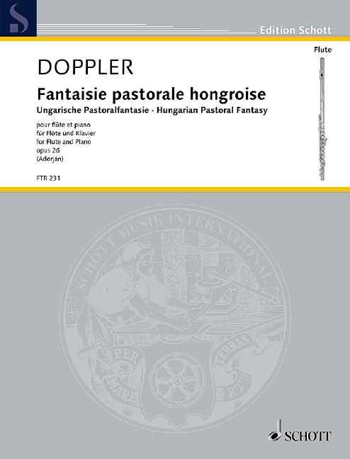 Fantaisie pastorale hongroise op.26  für Flöte und Klavier  