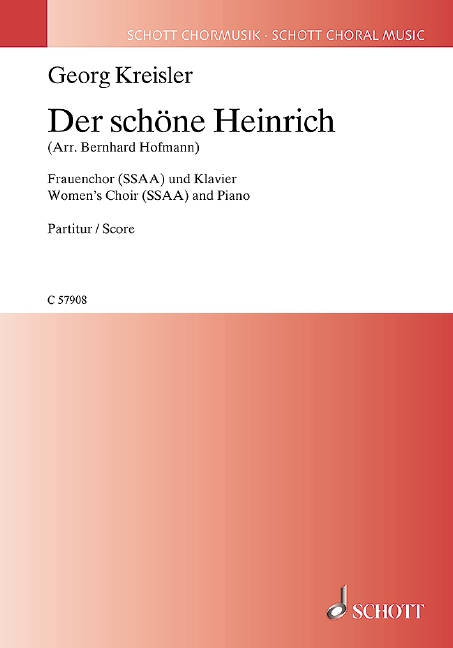 Der schöne Heinrich  für Frauenchor und Klavier  Chorpartitur