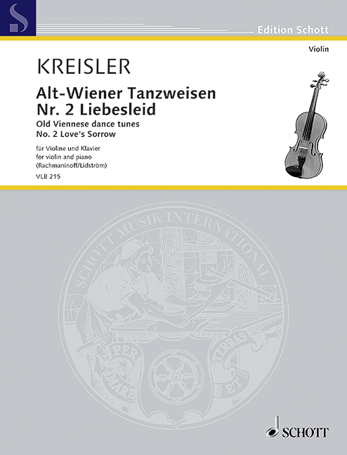 Liebesleid  für Violine und Klavier  