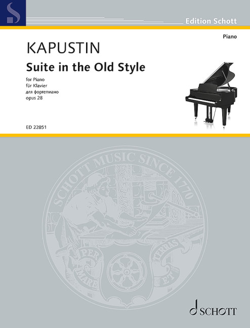 Suite in the old Style op.28&nbsp;&nbsp;für Klavier&nbsp;&nbsp;