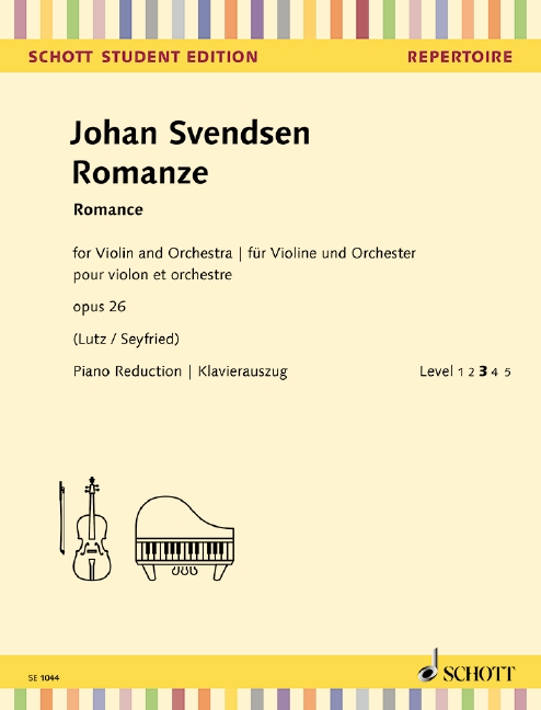 Romanze op.26  für Violine und Orchester  für Violine und Klavier