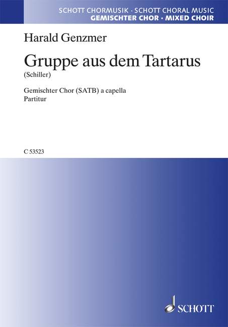 Gruppe aus dem Tartarus GeWV 39  für gemischten Chor (SATB)  Chorpartitur