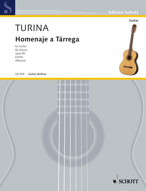 Homenaje a Tárrega op.69  für Gitarre  