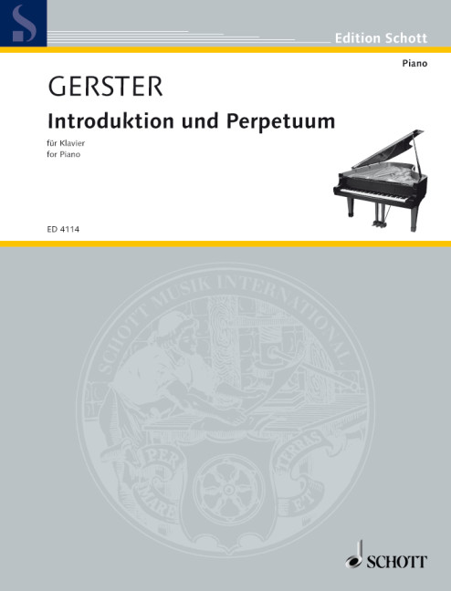 Introduktion und Perpetuum&nbsp;&nbsp;für Klavier&nbsp;&nbsp;