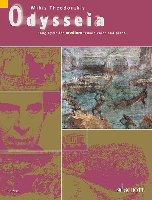Odysseia  für mittlere Frauenstimme und Klavier  