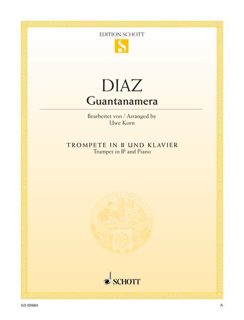 Guantanamera&nbsp;&nbsp;für Trompete in B und Klavier&nbsp;&nbsp;