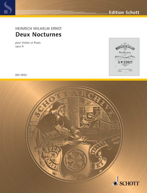 Deux Nocturnes op. 8  für Violine und Klavier  