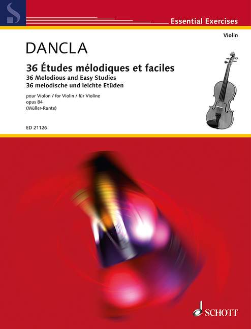 36 Études mélodiques et faciles op.84  für Violine  