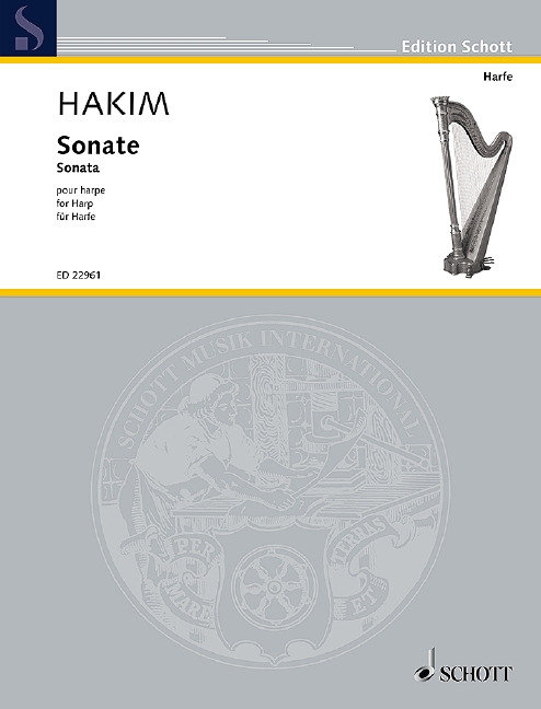 ED22961 Sonate  für Harfe  