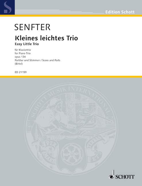 Kleines leichtes Trio op.134  für Violine, Violoncello und Klavier  Stimmen