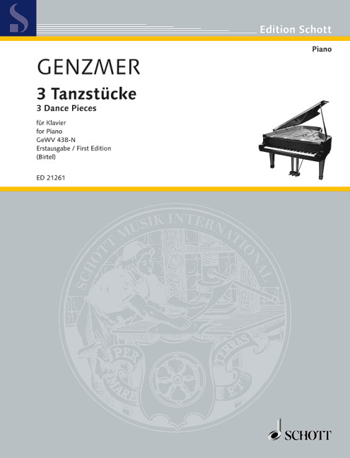 3 Tanzstücke GeWV 438-N  für Klavier  