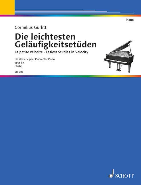 Die leichtesten Geläufigkeitsetüden op. 83  für Klavier  