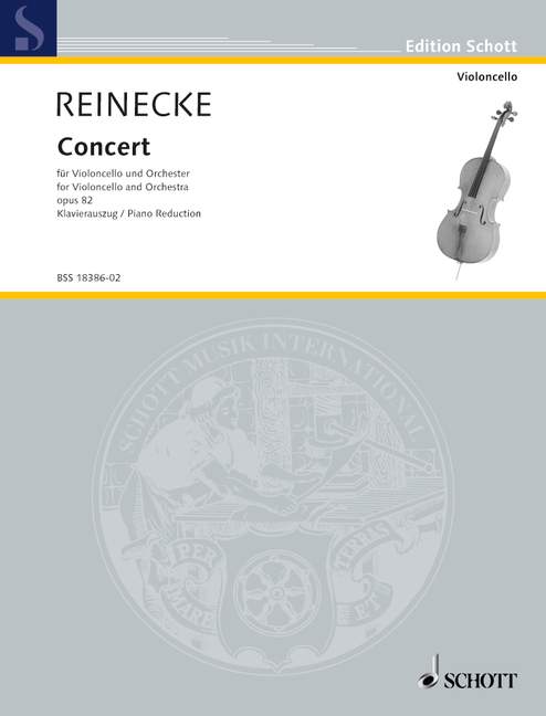 Concert op.82  für Violoncello und Orchester  Klavierauszug