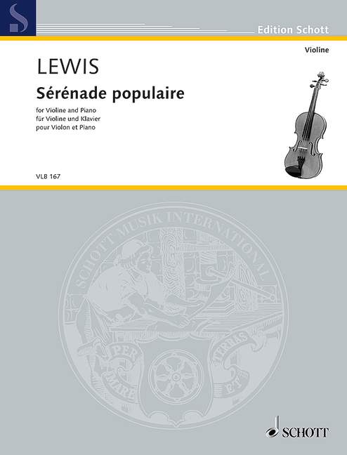 Sérénade populaire  für Violine und Klavier  