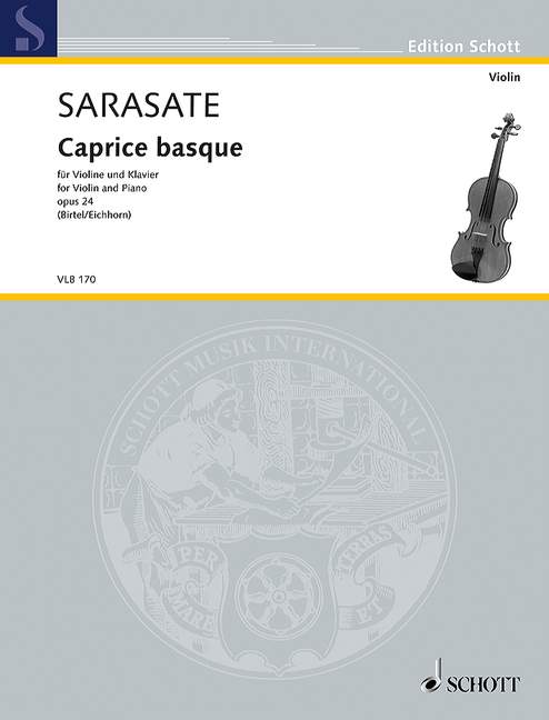 Caprice basque op. 24  für Violine und Klavier  