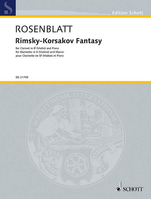 Rimski-Korsakov Fantasy  für Klarinette in B (Violine) und Klavier  