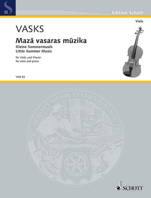 Kleine Sommermusik  für Viola und Klavier  