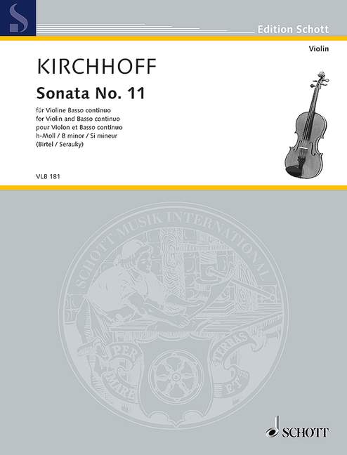 Sonate h-Moll Nr.11  für Violine und Bc  