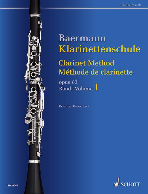 Klarinettenschule op.63 Band 1 (+Online Audio)