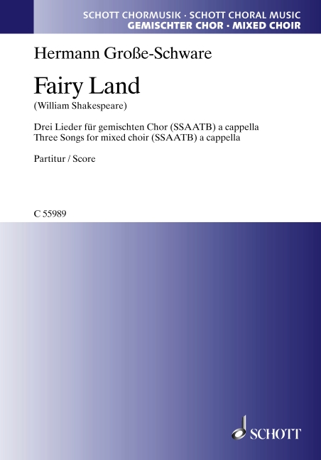 Fairy Land  für gemischten Chor (SSAATB) a cappella  Chorpartitur