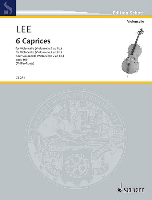 6 Caprices op.109  für 1-2 Violoncelli  Stimmen