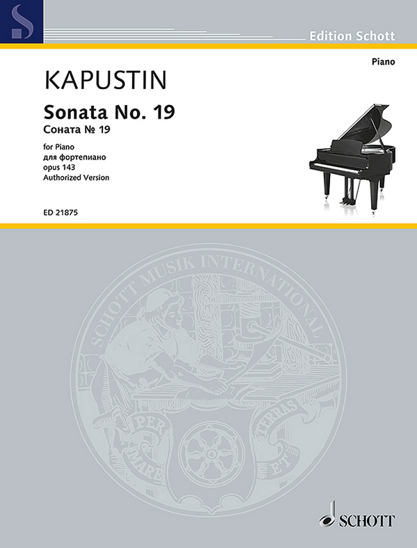 ED21875 Sonate Nr.19 op.143  für Klavier  