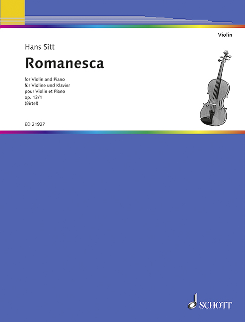 Romanesca op.13,2  für Violine und Klavier  