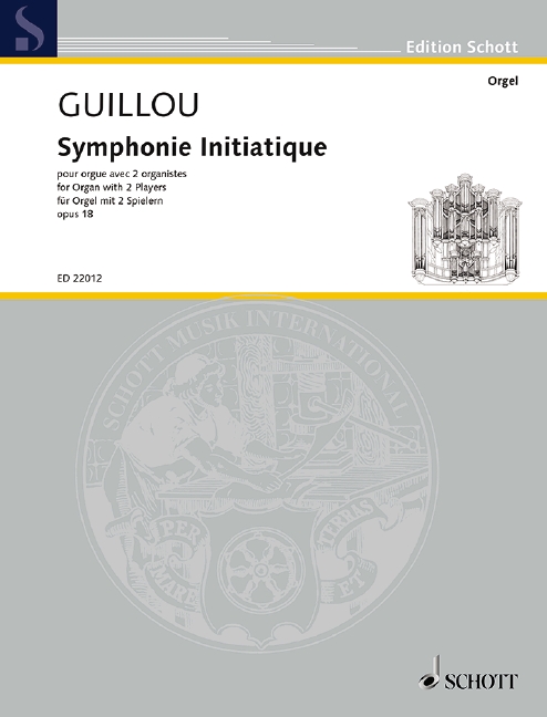 ED22012 Symphonie iniatique  für Orgel zu 4 Händen  