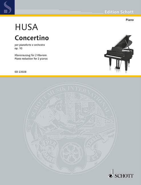 Concertino für Klavier und Orchester op.10  für 2 Klaviere  2 Spielpartituren