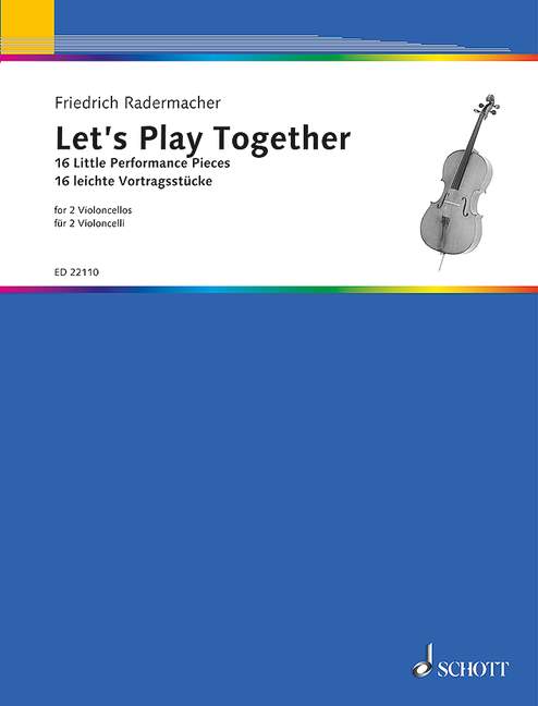 Let's play together  für 2 Violoncelli  Spielpartitur