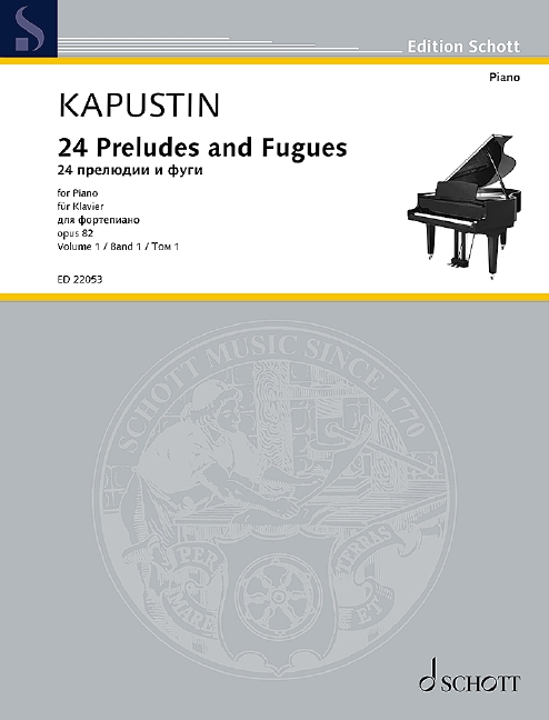 24 Präludien und Fugen op.82 Band 1 (Nr.1-12)  für Klavier  