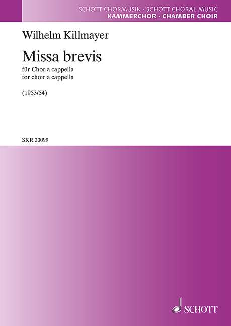SKR20099 Missa brevis&nbsp;&nbsp;für gem Chor a cappella&nbsp;&nbsp;Partitur