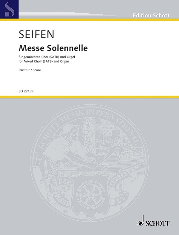 Messe Solenelle&nbsp;&nbsp;für gemischten Chor (SATB) und Orgel&nbsp;&nbsp;Partitur