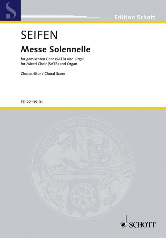 Messe solennelle&nbsp;&nbsp;für gemischten Chor (SATB) und Orgel&nbsp;&nbsp;Chorpartitur