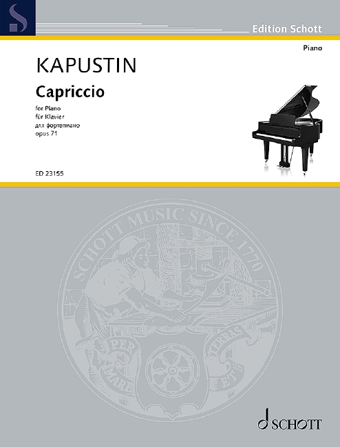 Capriccio op.71  für Klavier  