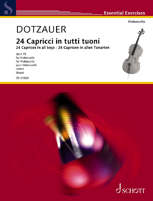 24 Capricci in tutti tuoni op.35  für Violoncello  