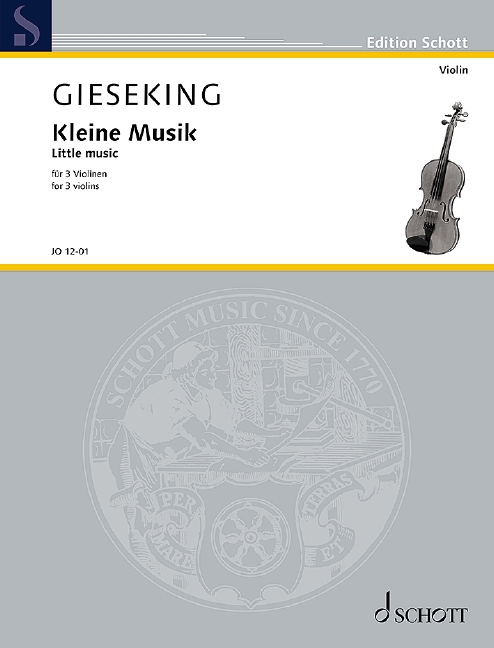 Kleine Musik (1941)  für 3 Violinen  Partitur und Stimmen